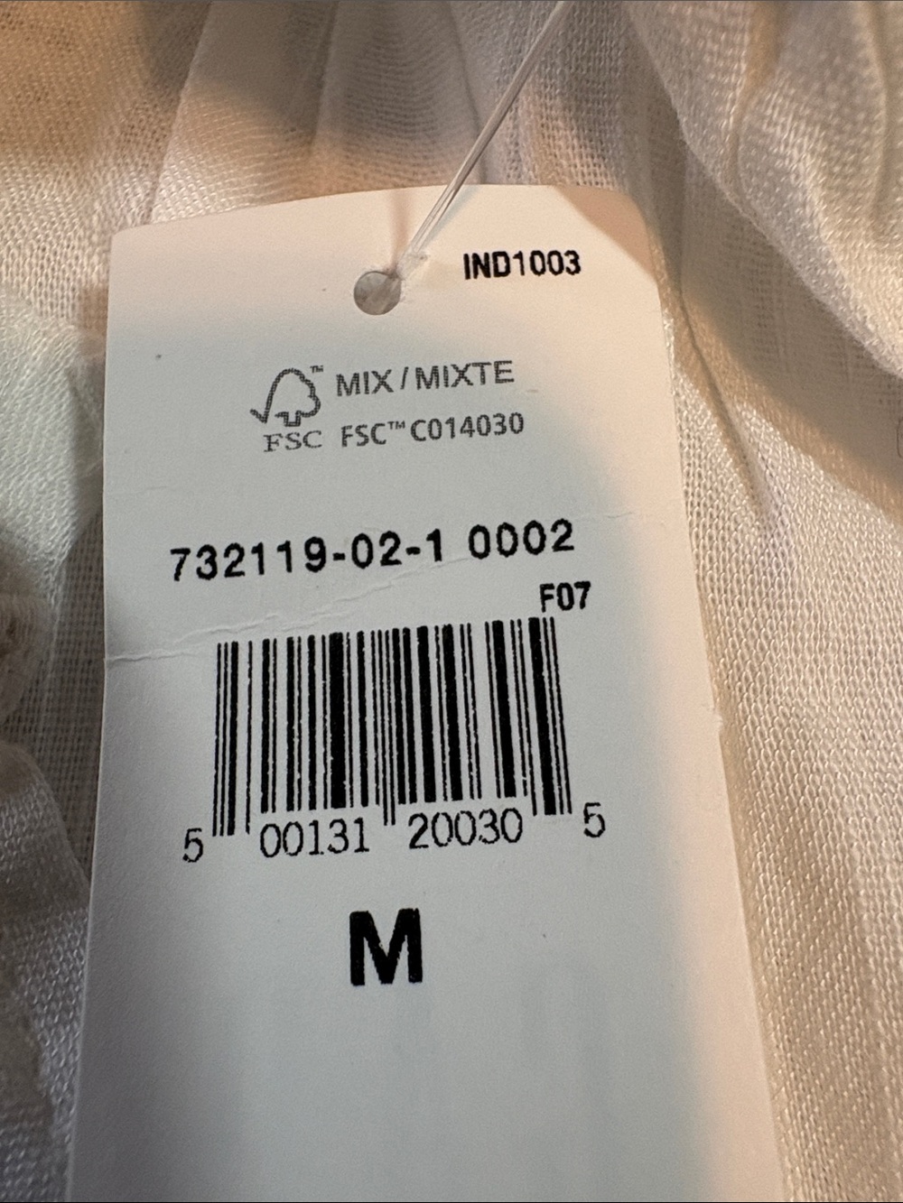 GAP White Lightweight Peasant-Style Blouse - Picture 5 of 7